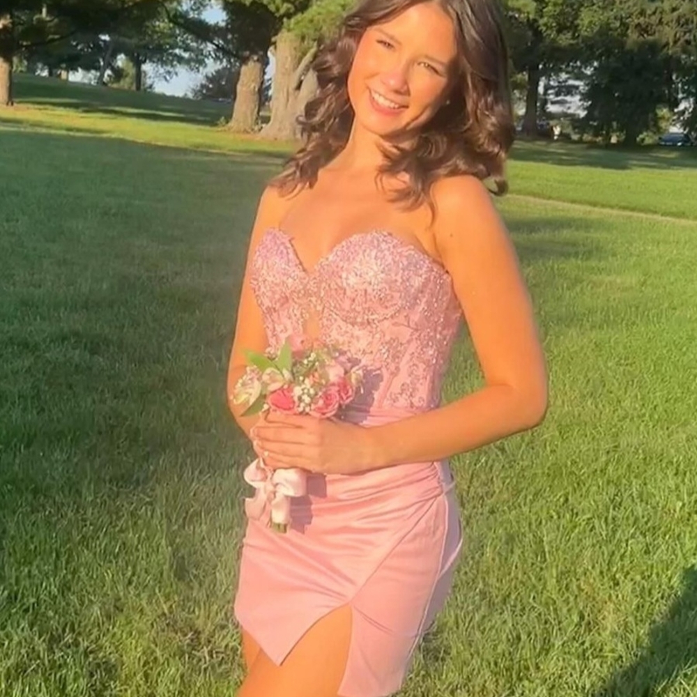 Jovani Pink Mini Dress
